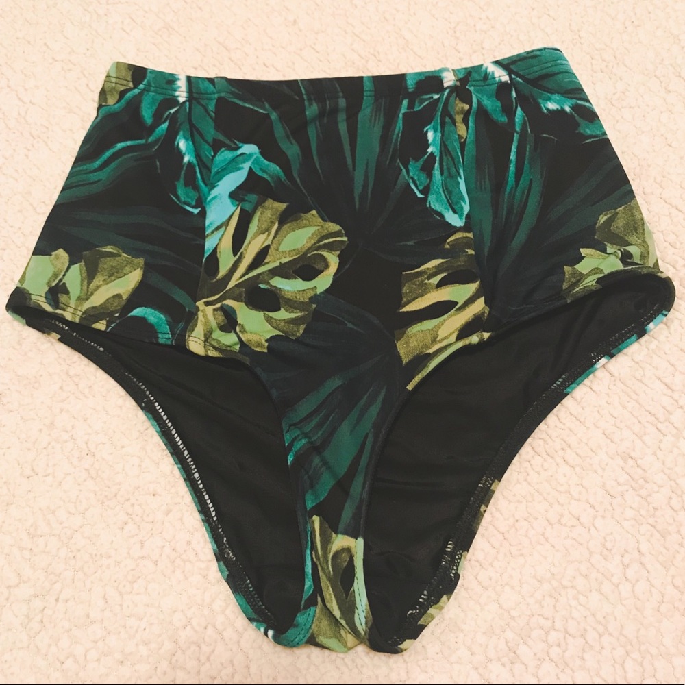 American Apparel Palms High-Waist Swim Bottom